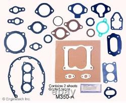 Fits 1969-1985 GM Mercruiser Marine 350 5.7L V8 SBC PREM ENGINE REBUILD KIT