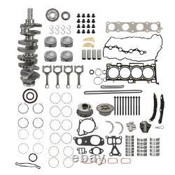 For 11-20 Hyundai Kia 2.4L Engine Rebuild Overhaul Kit Crankshaft Con Rods G4KJ