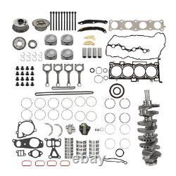 For 11-20 Hyundai Kia 2.4L Engine Rebuild Overhaul Kit Crankshaft Con Rods G4KJ