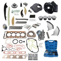 For 2.0 T Audi VW A4 Jetta GTI CCTA CAE Pistons 23mm Timing Engine Rebuild Kit