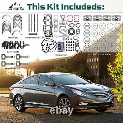 For G4KJ 2.4L Engine Rebuild Overhaul Kit -Crankshaft / Con Rods For HYUNDAI KIA