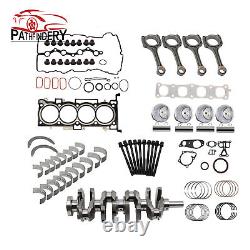 For Hyundai G4KJ 2.4L Engine Rebuild Kit Crankshaft & Conrods & Pistons Gasket