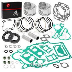For Kawasaki Engine Rebuild Kit W Seal Pistons & Rings Gaskets Seals 13001-2210