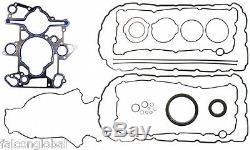 Ford 6.0 Powerstroke Diesel Engine Kit Piston+Rings+Bearings+Gasket 04-06 with18mm