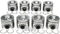 Ford 6.4/6.4L Powerstroke Diesel Engine Kit Pistons+Rings+Gaskets+Bearings 08-10