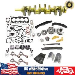 G4KJ Engine Rebuild Overhaul Kit Crankshaft / Con Rods For HYUNDAI KIA 2.4L