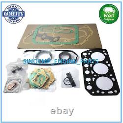 K3D Engine Rebuild Kit For Mitsubishi Engine Iseki TU170F TU177 Tractor Repair