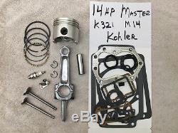 Master ENGINE REBUILD KIT FOR M14 or any K321 14hp KOHLER withvalves