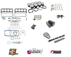 Master Engine Rebuild Kit Sbc Chevy 350 5.7l 87-95 Tbi Stage 2 Camshaft Pistons