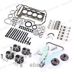 N12 N16 1.6L Engine Rebuild Piston Gasket Kit Timing Chain VVT Gear For BMW Mini