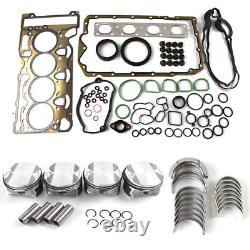 N46 2.0L Engine Rebuild Crankshaft / Rod / Piston / Gasket / Timing Kit For BMW