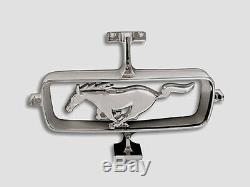 NEW! 1964-1965 Mustang Chrome Grill Ornament Horse and Corral Pony & Bars
