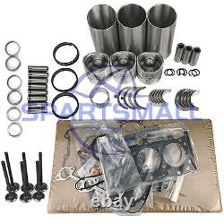 NEW Engine Rebuild Kit For Yanmar 3TNE82A Engine John Deere 4210 Tractor