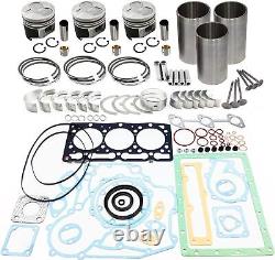 New D1105 Overhaul Rebuild Kit Compatible for Kubota D1105 Engine KX41 Excavator