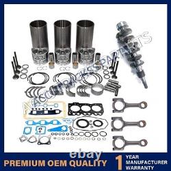 Overhaul Rebuild Kit/Connecting Rods/Crankshaft for Kubota D1803-M-ET01 Engine