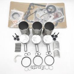 Overhaul Rebuild Kit for Yanmar 3TN66 3TN66UJ 3TN66-UJ Engine