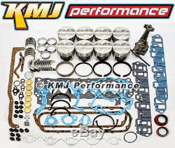 Small Block Ford 289 302 Engine Rebuild Overhaul Kit with Pistons Rings & Bearings