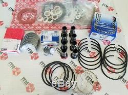 Volkswagen 1600CC Air Cooled Engine Rebuild Kit Rings Cam & Rod Brgs. 8-Lifters