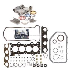 Ajustement 02-06 Honda Cr-v 2.4l Dohc Full Gasket Pistons&bearings&ring Set K24a1