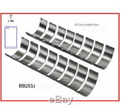Chevy Sbc 350 5.7l 2 Pc Seal Moteur Rering Restant Kit Roulements Joints Joints