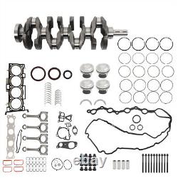 Ensemble de reconstruction du moteur: vilebrequin et bielles et pistons et joint pour Hyundai G4KJ 2.4L