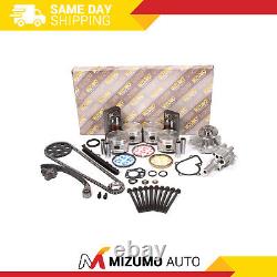 Ensemble de reconstruction moteur de révision pour Nissan D21 Pickup 2.4L SOHC KA24E 90-97