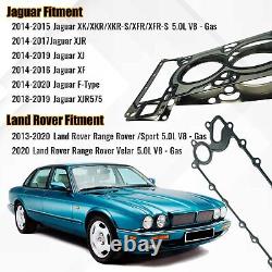 Ensemble de réparation du moteur AJ133 - Jeu de segments de piston et de roulements pour Jaguar Land Rover 5.0L.