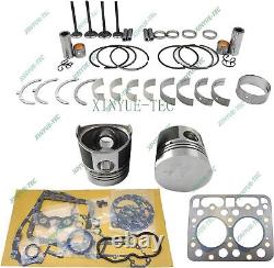 Ensemble de révision du moteur Z750 pour le moteur Kubota Z750 L175 L185 Diamètre 76mm