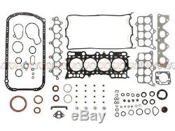 Fit 93-96 2.2l Honda Prelude H22a1 Dohc Kit De Reconstruction De Moteur