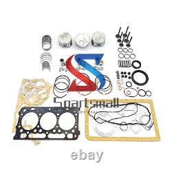 Kit de reconstruction de piston de moteur STD D902 pour Kubota RTV900 900G 900G9 900R 900T