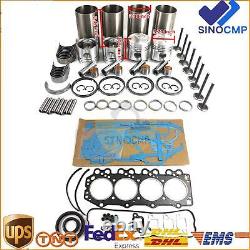 Kit de reconstruction du moteur T3000 pour chariot élévateur Mazda HA Hyster Yale 3RINGS de 3,0L