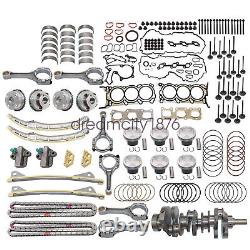 Kit de reconstruction du moteur, vilebrequin, bielles, kit de distribution, pour HYUNDAI KIA 3.3L 10-16.