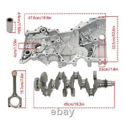 Kit de reconstruction du moteur, vilebrequin, bielles, kit de distribution pour Hyundai Elantra GT 14-19