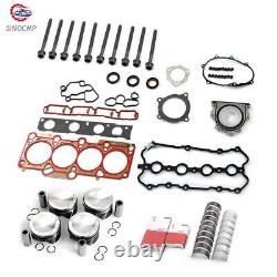 Kit de reconstruction moteur ? 82,51 mm ? 23 mm compatible avec VW Golf Audi SQ2 S3 TTS Skoda Seat 2.0 CDL