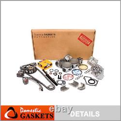 Kit de reconstruction moteur complet convient à Nissan Frontier Xterra 98-04 2.4L DOHC KA24DE