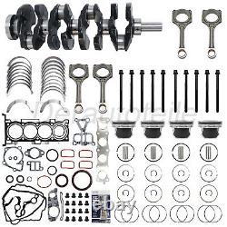 Kit de reconstruction moteur pour Hyundai Kia G4KJ Vilebrequin + Bielles + Pistons + Joint - SET