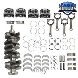 Kit de révision de la reconstruction du moteur Ensemble vilebrequin / bielles / joints d'étanchéité pour Chevy GMC 2.4L