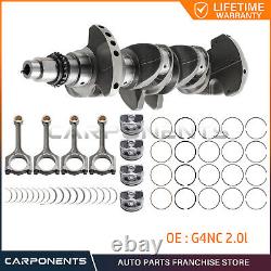 Kit de révision de la reconstruction du moteur G4NC pour Hyundai Tucson Kia Soul 12-2019 Forte 2.0L.