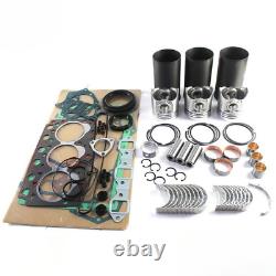 Kit de révision de moteur 3D95 3D95S 3D95S-W-1 pour la excavatrice Komatsu PC50UU-1