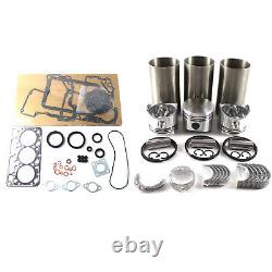 Kit de révision de moteur D950 et soupapes pour Kubota B1750D B7200D B8200D F2000