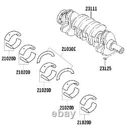 Kit de révision de moteur G4KJ 2.4L Reconstruction du vilebrequin pour HYUNDAI KIA Sorento