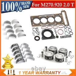 Kit de révision des pistons et des joints pour Mercedes-Benz CLA250 M270 2.0T reconstruit moteur