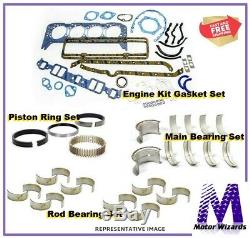 Mercruiser Omc Gm 3.0l 181 Marine Engine Rebuild Kit Rod + Principal Brngs Rev Rot 2pc