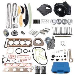 Pour Audi VW A4 Jetta GTI 2.0 T CCTA CAE Pistons 23mm Timing Engine Rebuild Kit