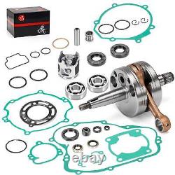 Pour Kawasaki Kx 85 2001-05 Kit de Reconstruction du Moteur Ensemble Vilebrequin Kit Piston Joints d'étanchéité