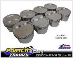 Scat Stroker Moteur V8 Kit Holden 308 355 Ht Hg Hq Hj Hx Hz Pistons Forged