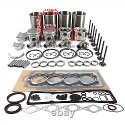 Td27 Td27t Kit De Remise En État Du Moteur Avec Vannes Pour Les Camions Nissan Tcm D21 D22