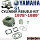 Yamaha G1 Golf Cart Piston Cylinder Kit De Reconstruction De Moteur J10-1131 (livraison Gratuite)